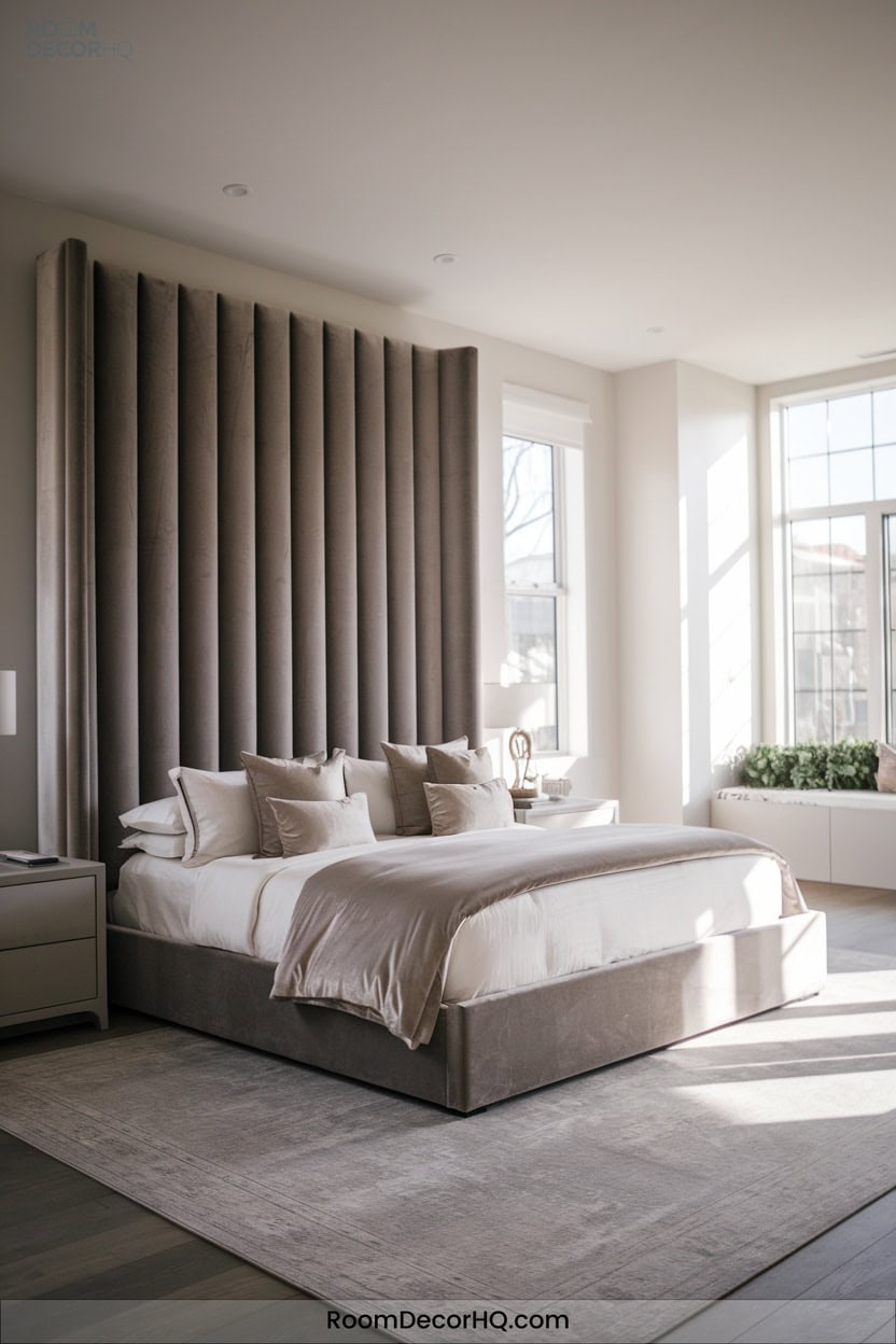 6 Dramatic Oversized Upholstered Headboards4