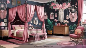 7 18 Pink Boho Bedroom Concepts For Soft Dreamy Vibes1