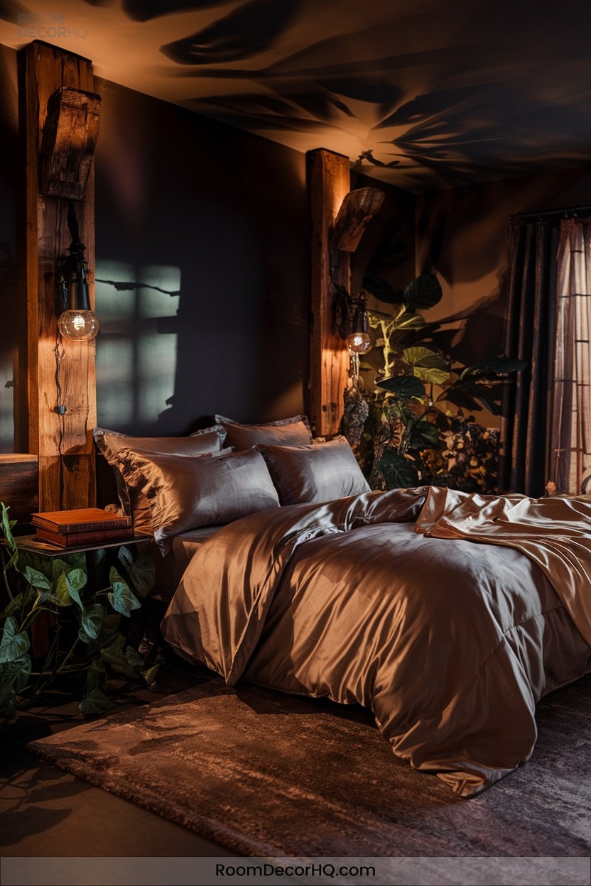 7 Incorporate Silk Or Satin Bedding