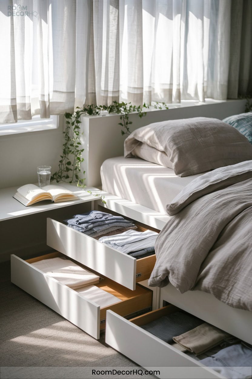 10 Install Pull Out Drawers Under Low Profile Beds