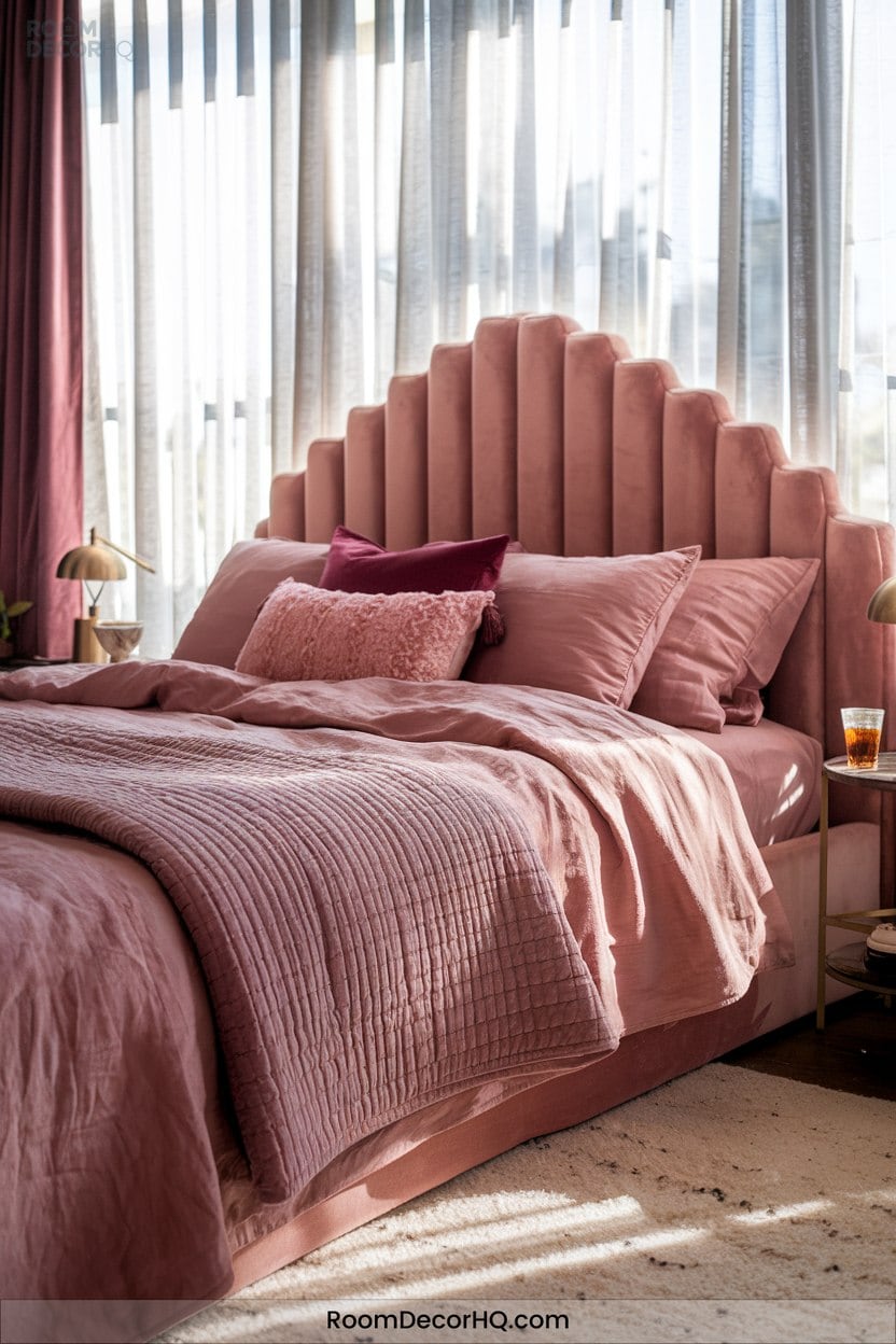 10 Layering Textiles For A Pink Color Scheme