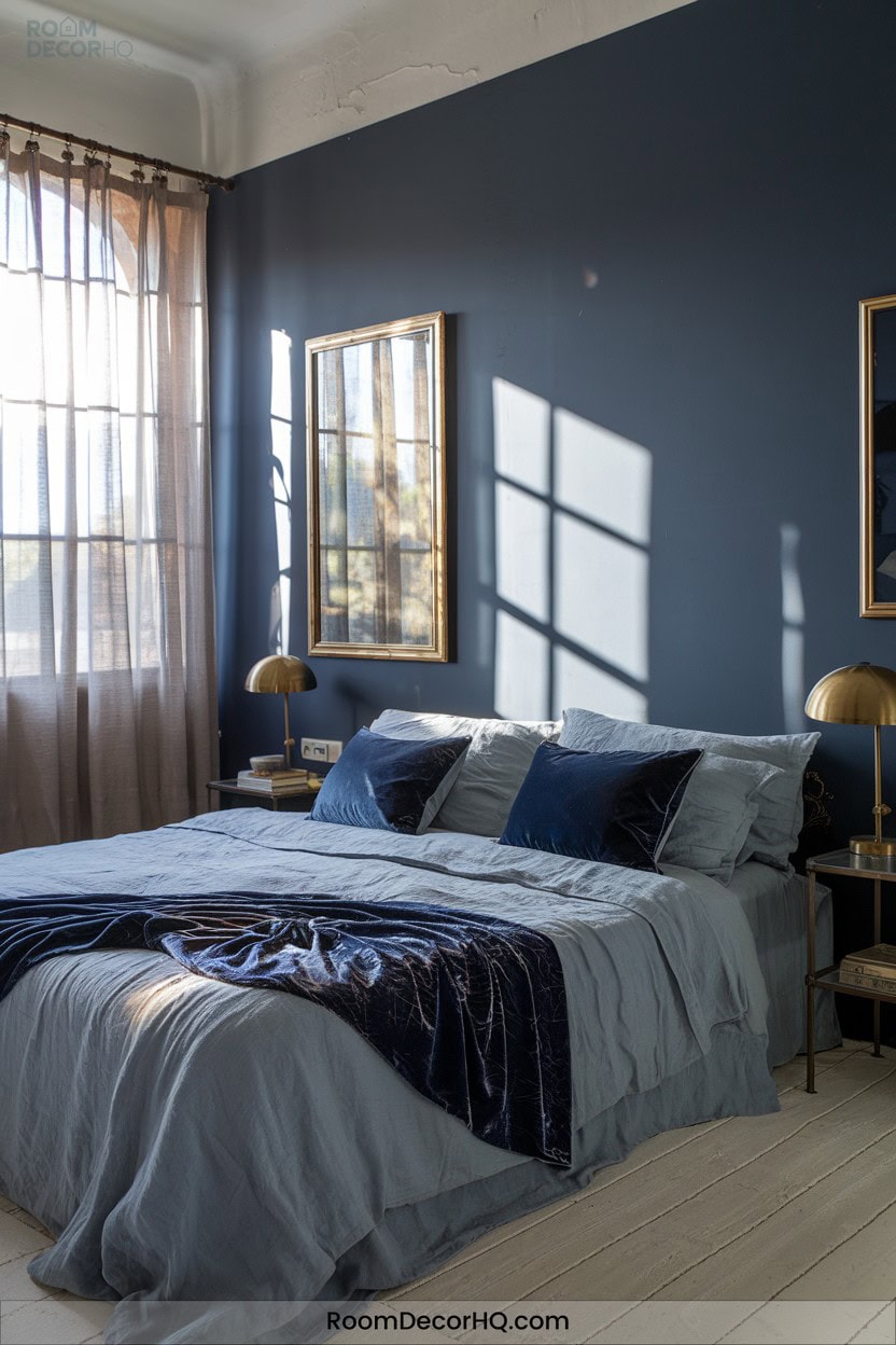 11 Enhancing Blue With Metallic Accents