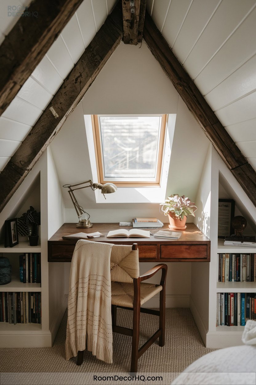 11 Establish A Tucked Away Desk Area