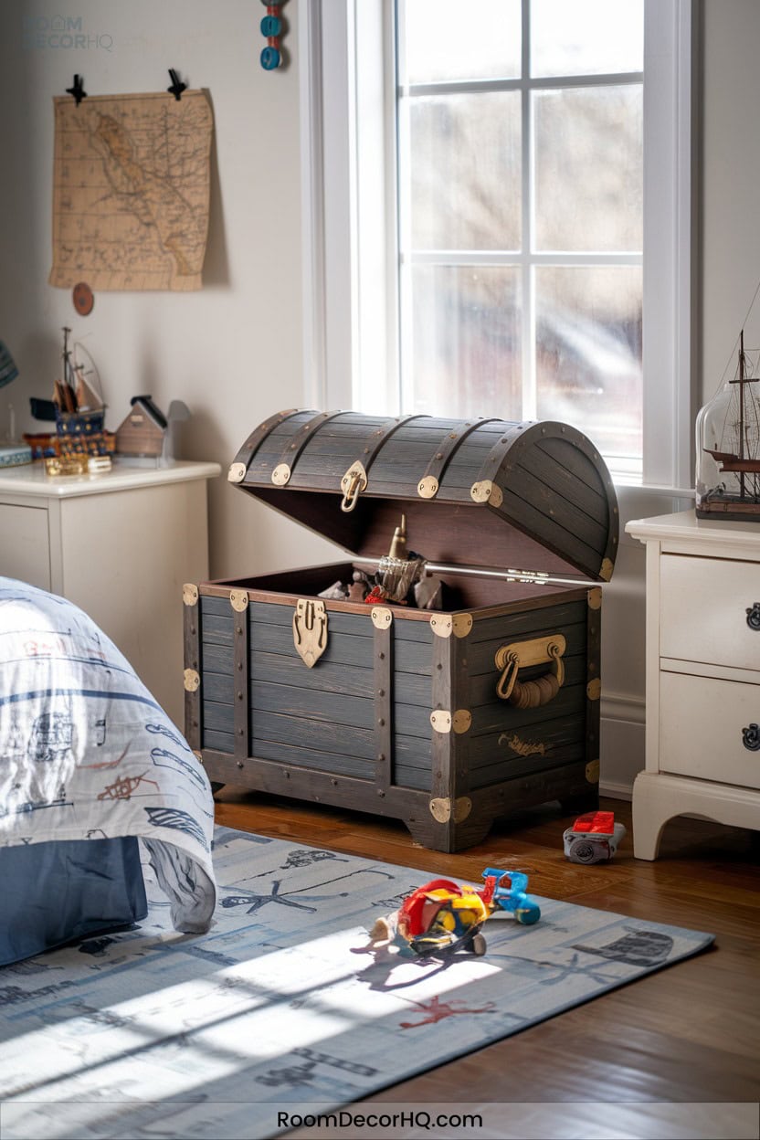 12 Toy Chest Disguised As Treasure Chest