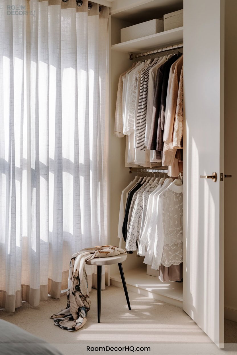 12 Use Slim Hangers For More Closet Space