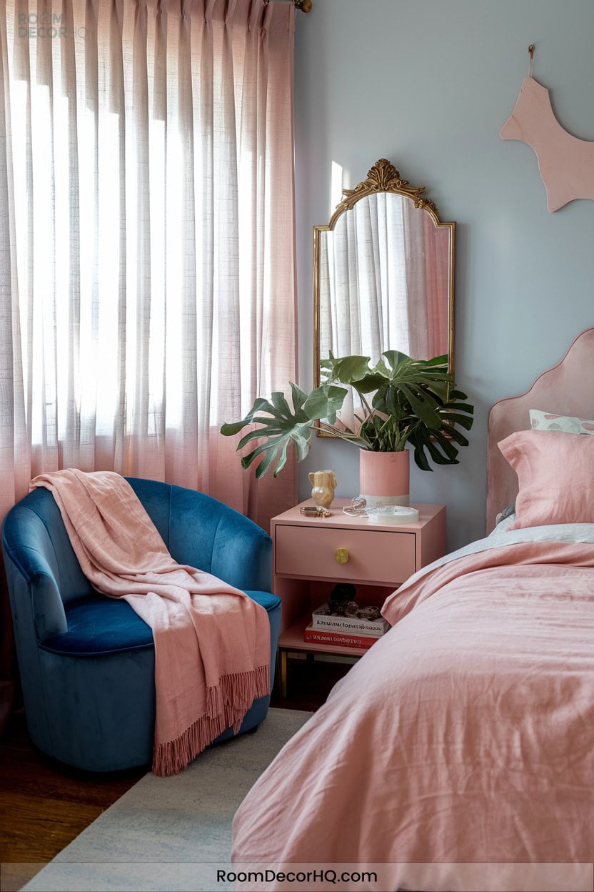 12 Vibrant Spaces With Pink And Blue Pairing