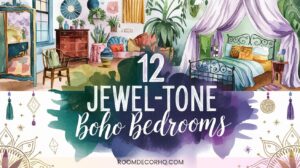 13 12 Jewel Tone Boho Bedroom Palettes For Luxe Vibes4