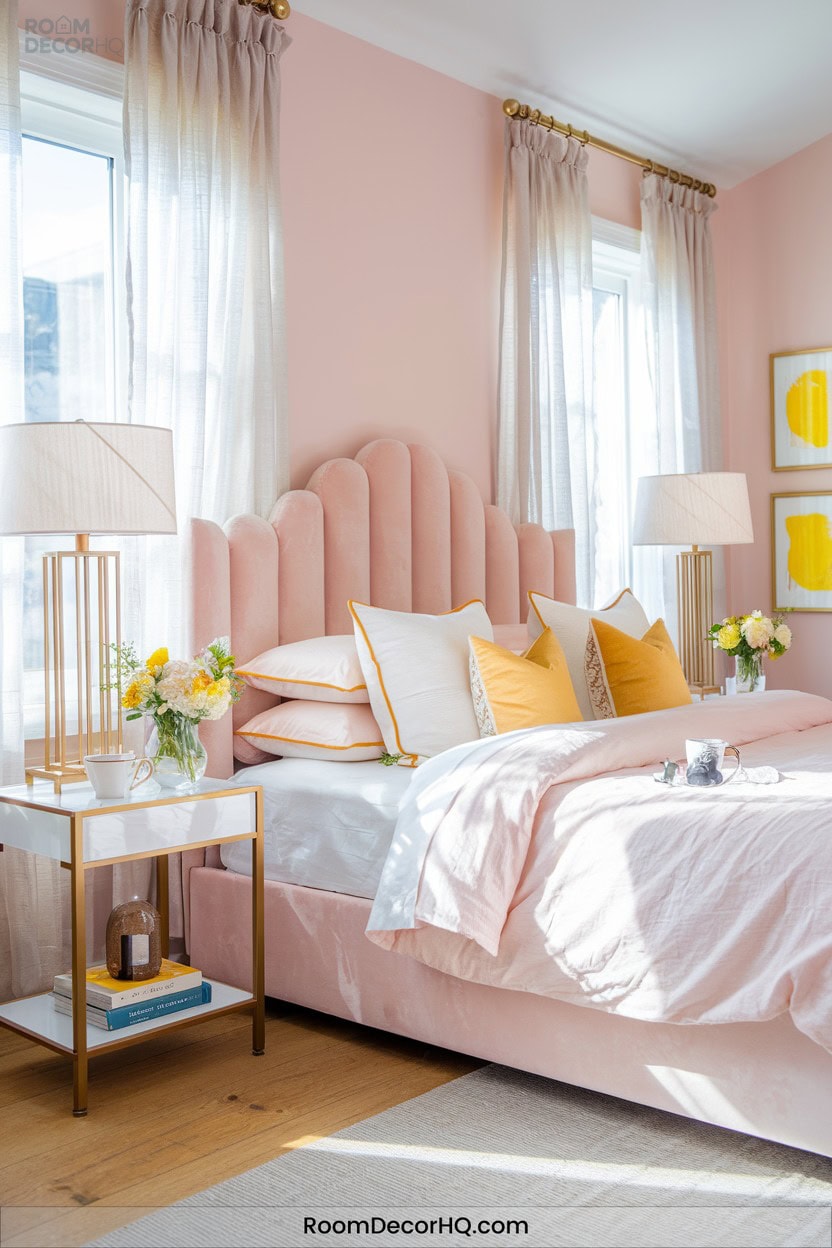 14 Bright Atmospheres With Pink And Yellow Blends