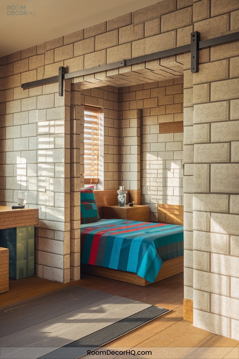 17 Redstone Powered Sliding Doors