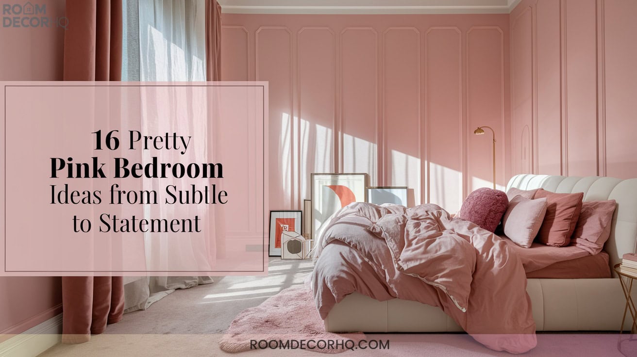 19 16 Pretty Pink Bedroom Ideas From Subtle To Statement3