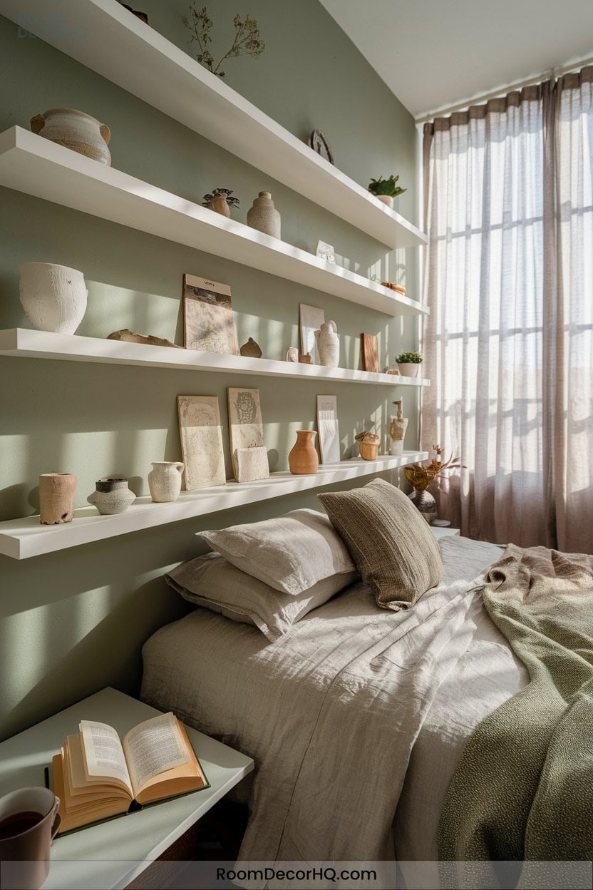19 Display Curated Collections On Floating Shelves