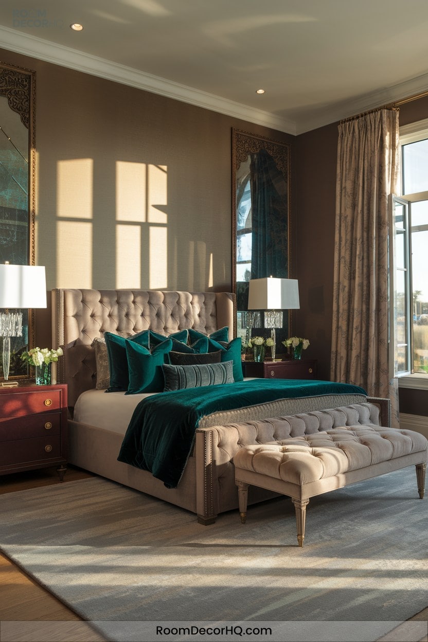 2 Deep Jewel Tone Accents
