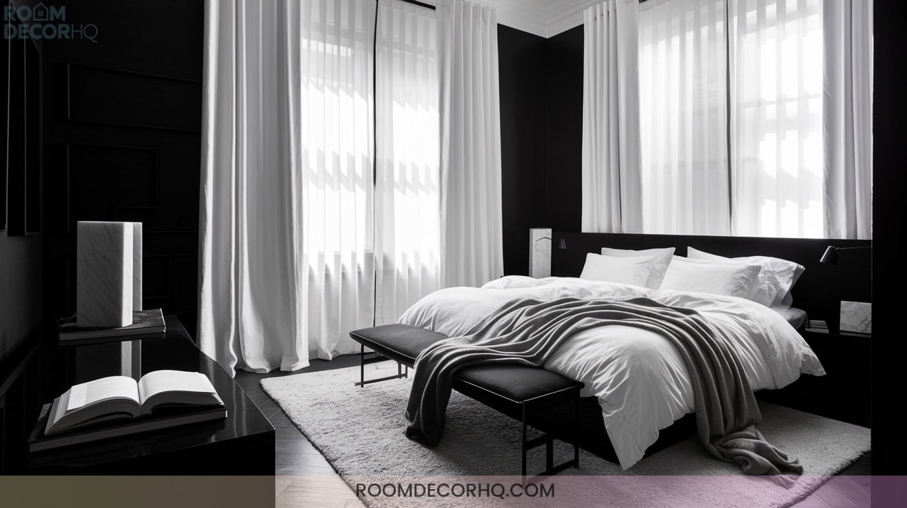 3 15 Striking Black And White Bedroom Ideas For A Timeless Look1