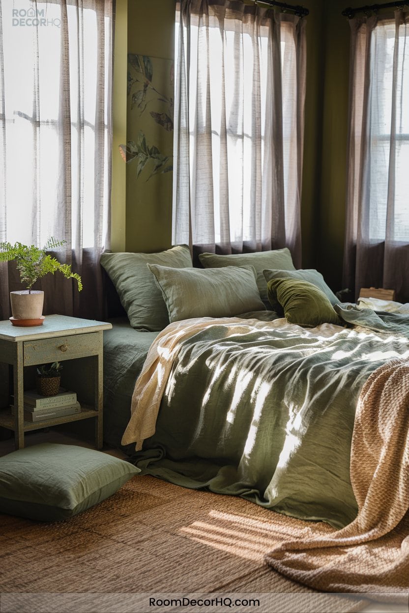 3 Add Depth With Olive Hues