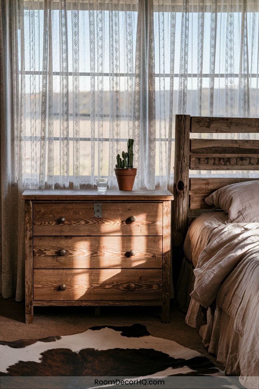 3 Distressed Wood Dressers