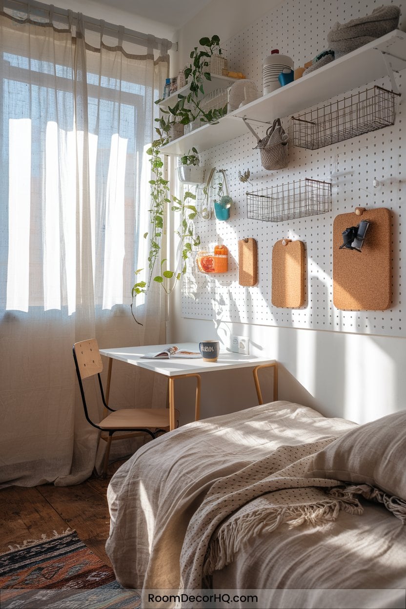 4 Versatile Wall Storage With Pegboards