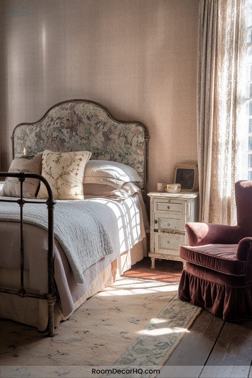 5 Utilize Vintage Style Upholstery