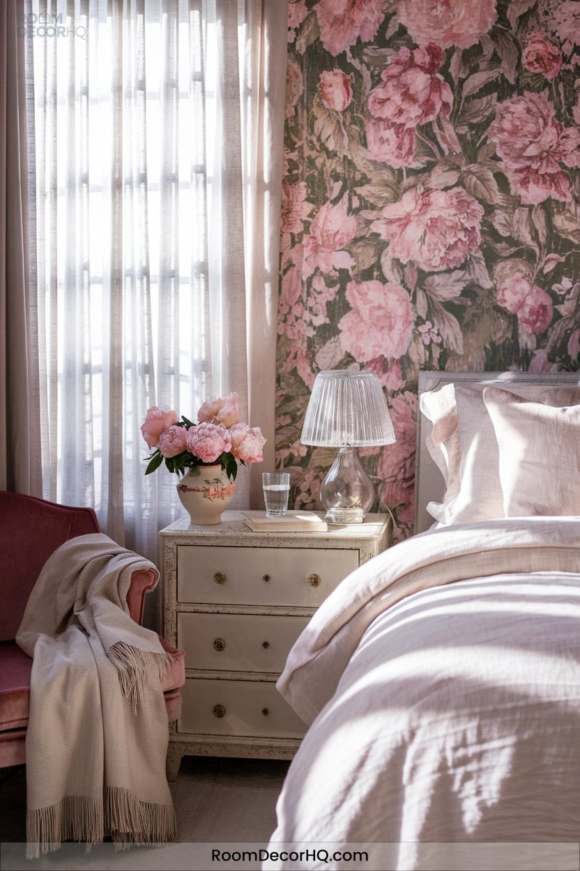 6 Romantic Floral Wallpaper