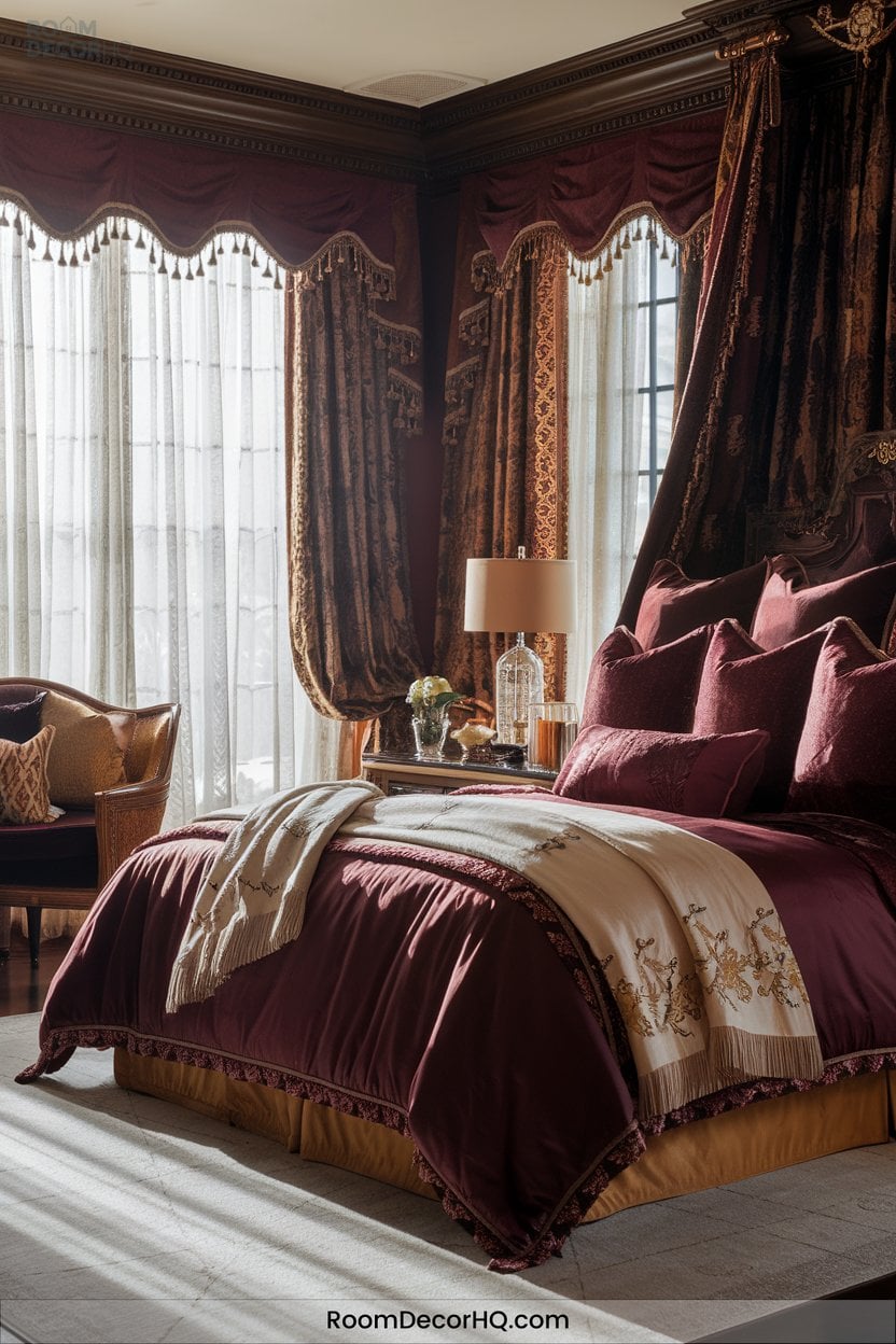 7 Embracing Rich Colors And Warm Wood Tones 1