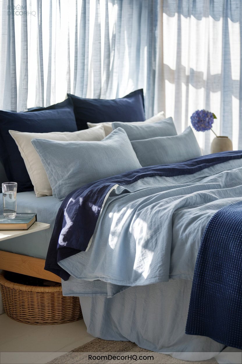 8 Highlighting Blue In Bedding