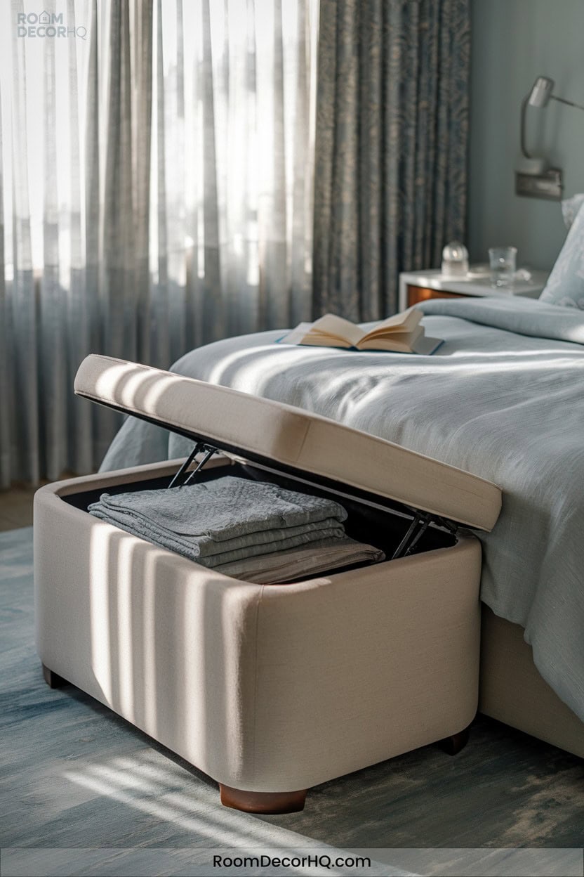 8 Ottomans And Benches With Hidden Storage