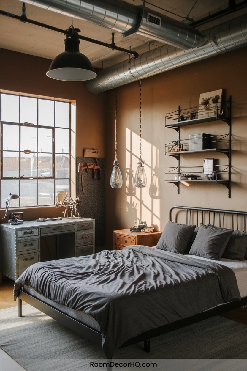9 Integrate Metal Accents For An Industrial Touch