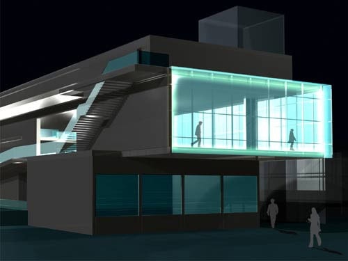 © RUNSER / PRANTL architekten, Hauptfeuerwache Leopoldstadt Zu- und Umbau , 1020 Wien, Österreich, Realisierungswettbewerb, 2004, Feuerwehr