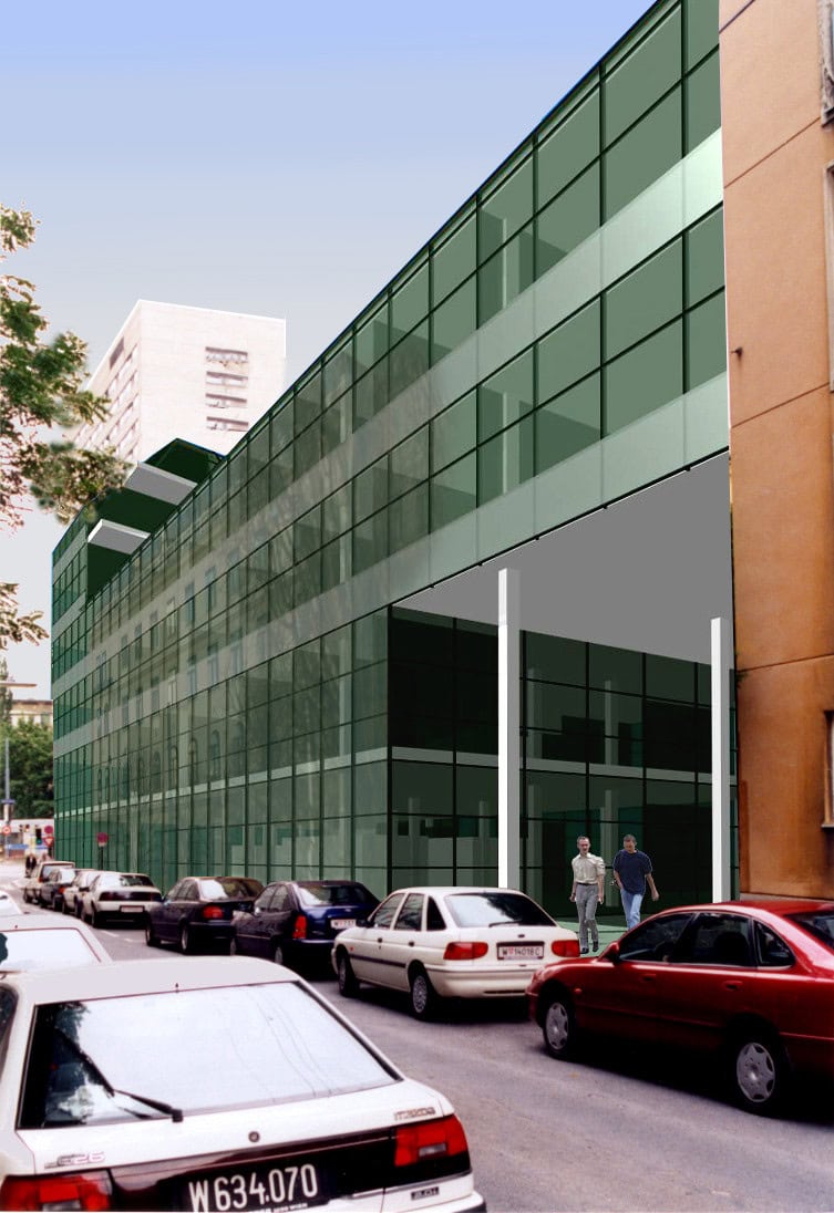© RUNSER / PRANTL achitekten, Medizintechnisches Zentrum, 1090 Wien, Österreich, Studie, 2000, Bürohaus, Labor