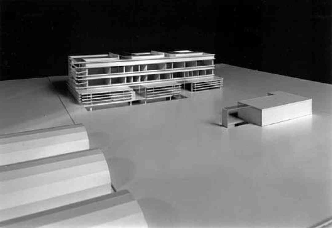 <p>© RUNSER / PRANTL architekten, Berufsschule für Gärtner und Floristen, 1220 Wien, Österreich, Wettbewerb, 1999, Schule, Fotograf Pez Hejduk</p>