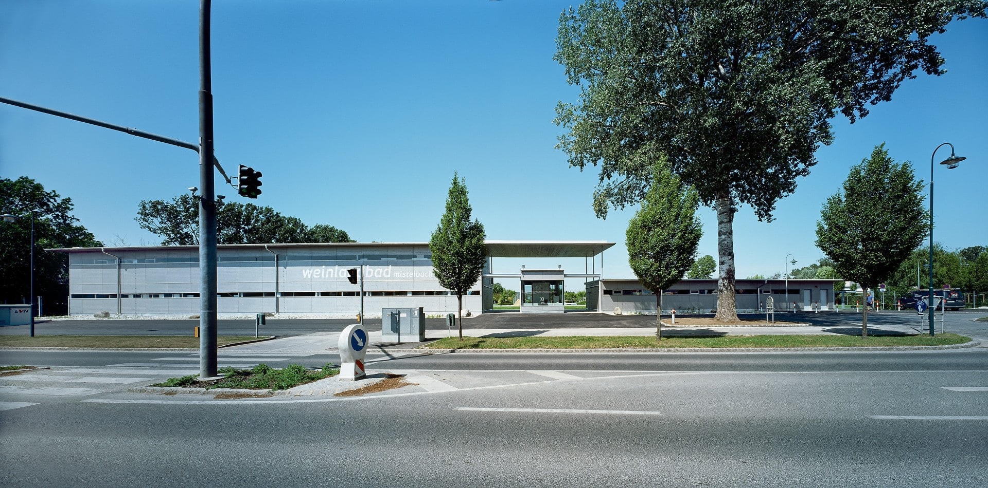 © RUNSER / PRANTL architekten, Weinlandbad, 2130 Mistelbach, Niederösterreich, Österreich, 2009, Freibad, Fotograf Rupert Steiner