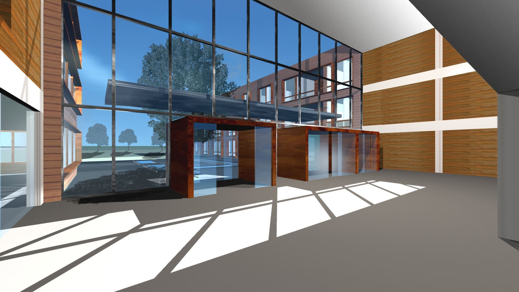 <p>© RUNSER / PRANTL architekten, Landespensionisten- und Pflegeheim, 3830 Waidhofen/Thaya, Niederösterreich, Österreich, Wettbewerb, 2002, Wohnhaus, Pflegeheim, Betreutes Wohnen, Senioren</p>