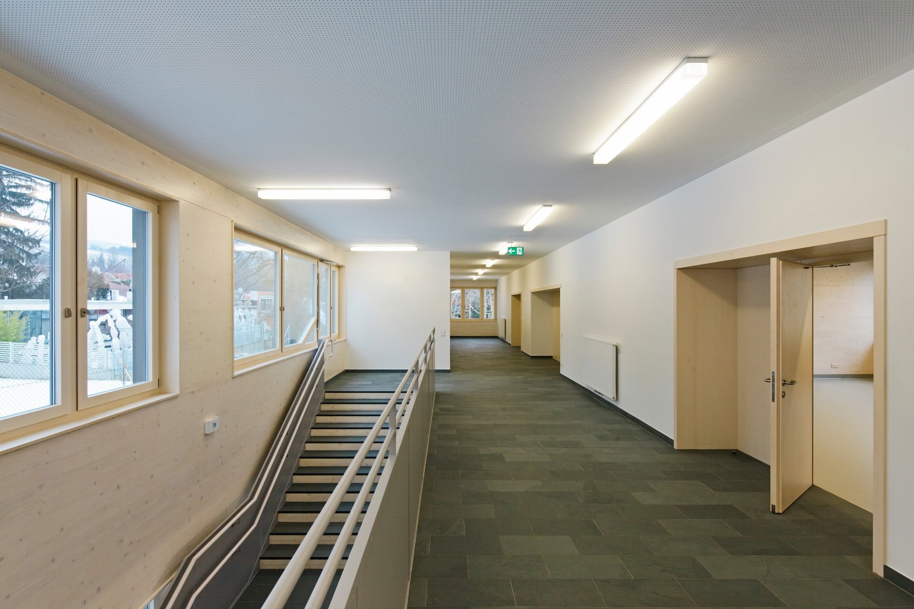 <p>© RUNSER / PRANTL architekten, Volksschule Mannagettagasse, 1190 Wien, Österreich, 2013, Schule, Fotograf Rupert Steiner</p>