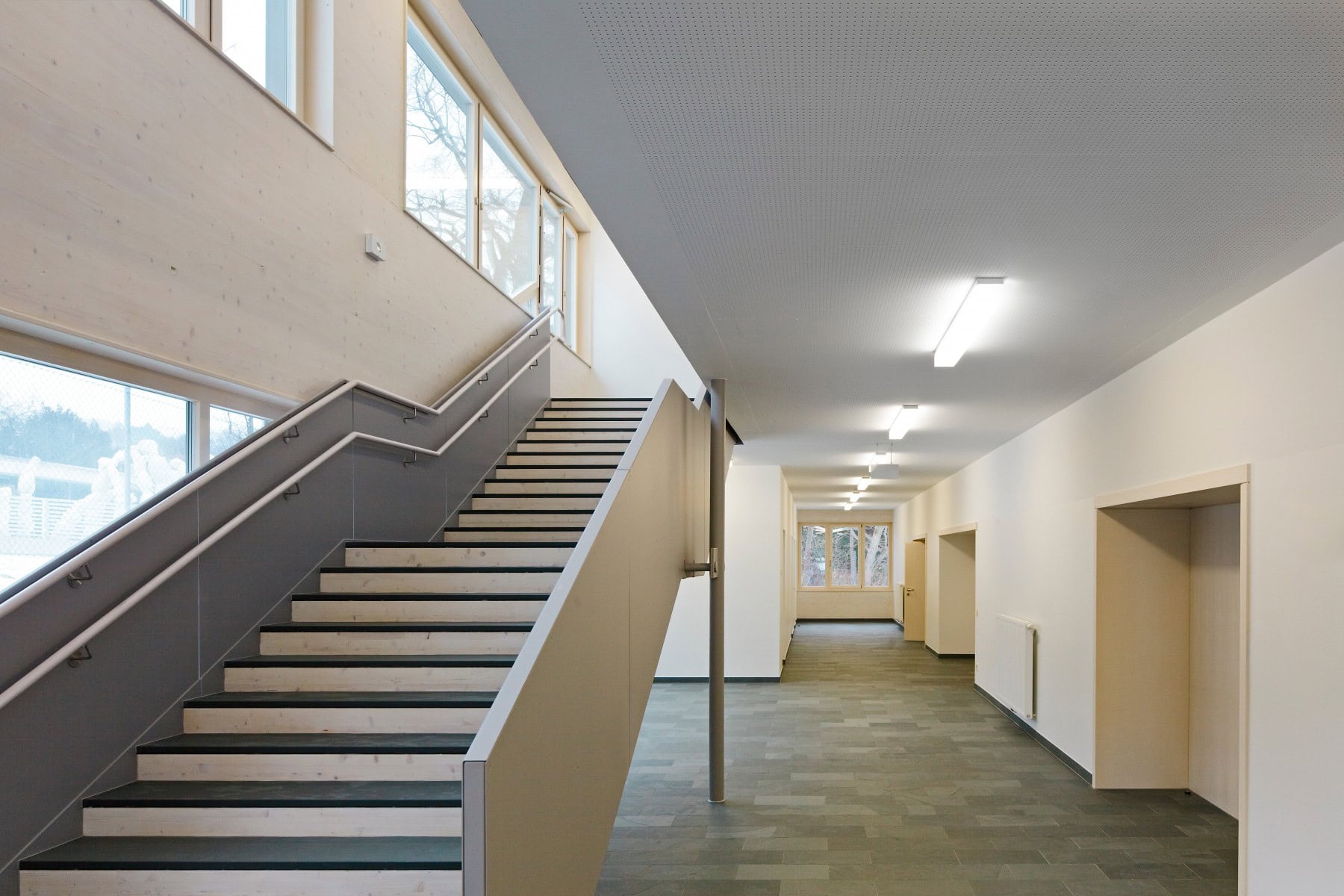 <p>© RUNSER / PRANTL architekten, Volksschule Mannagettagasse, 1190 Wien, Österreich, 2013, Schule, Fotograf Rupert Steiner</p>