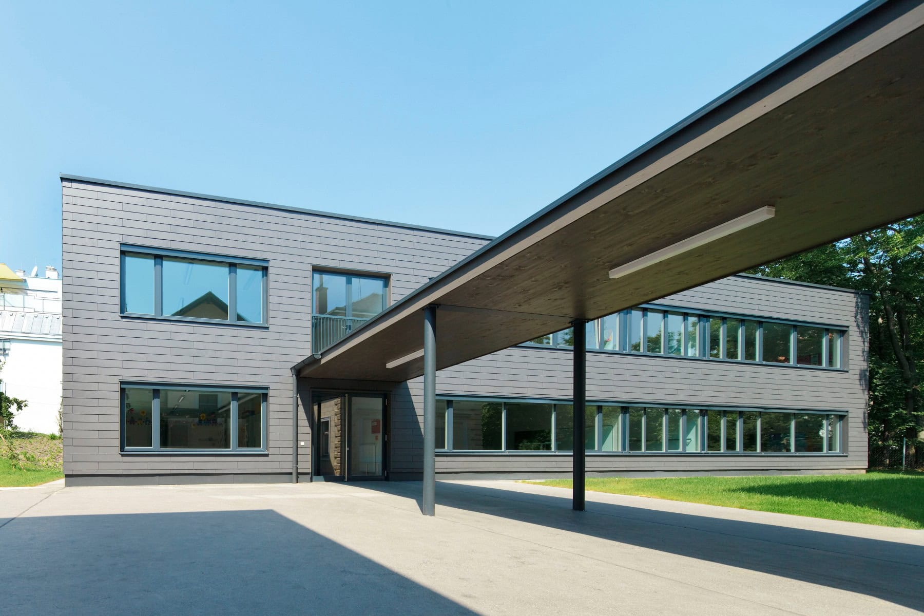 <p>© RUNSER / PRANTL architekten, Volksschule Mannagettagasse, 1190 Wien, Österreich, 2013, Schule, Fotograf Rupert Steiner</p>