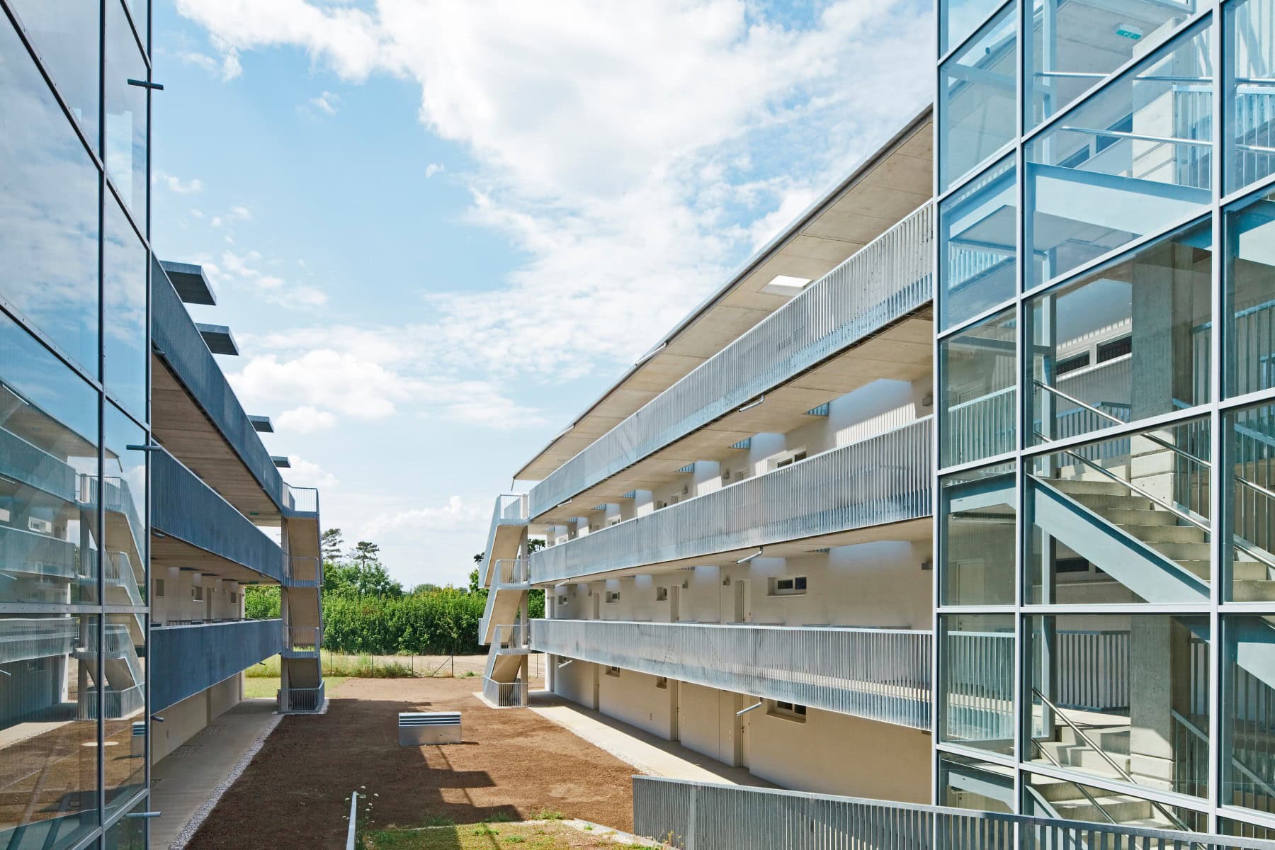 © RUNSER / PRANTL architekten, Niedrigstenergie Wohnhausanlage, 2700 Wiener Neustadt, Niederösterreich, Österreich, 2011, Niedrigstenergie Wohnhausanlage, Fotograf Rupert Steiner