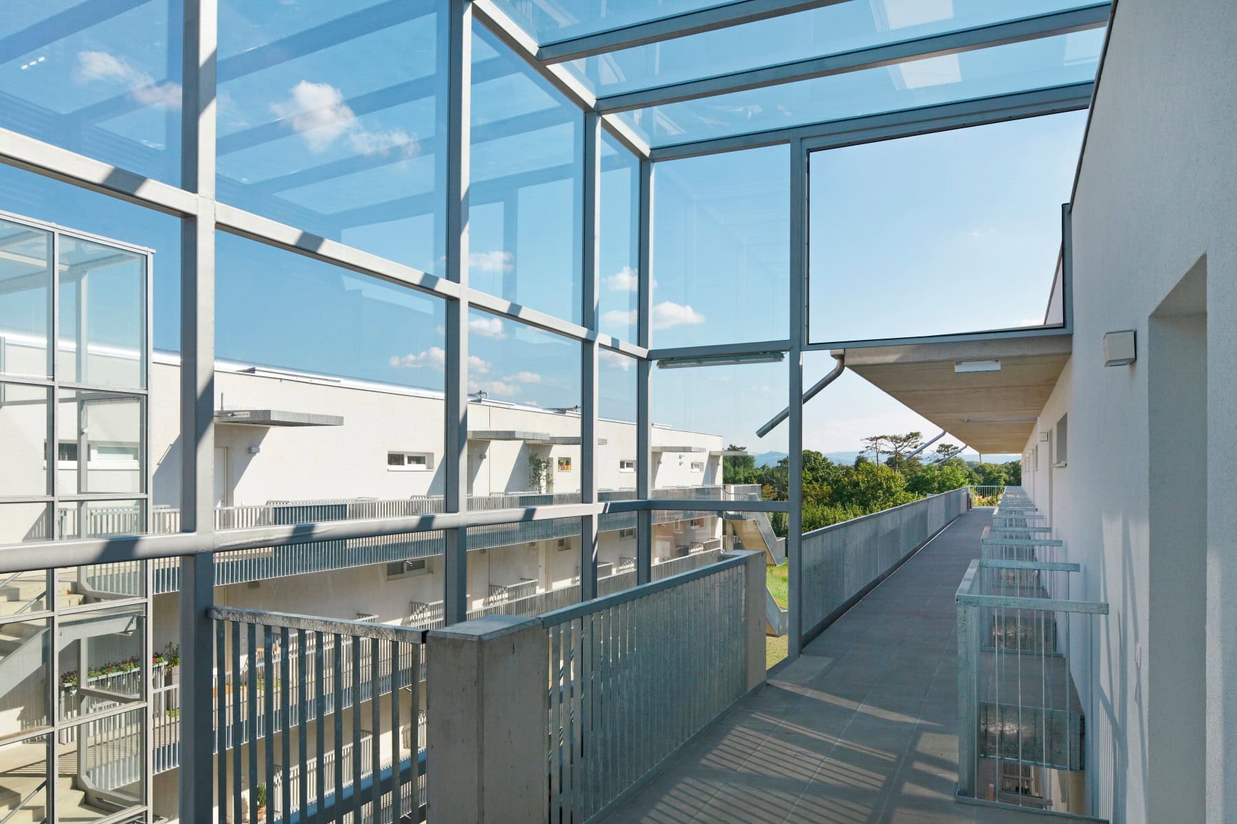 © RUNSER / PRANTL architekten, Niedrigstenergie Wohnhausanlage, 2700 Wiener Neustadt, Niederösterreich, Österreich, 2011, Niedrigstenergie Wohnhausanlage, Fotograf Rupert Steiner