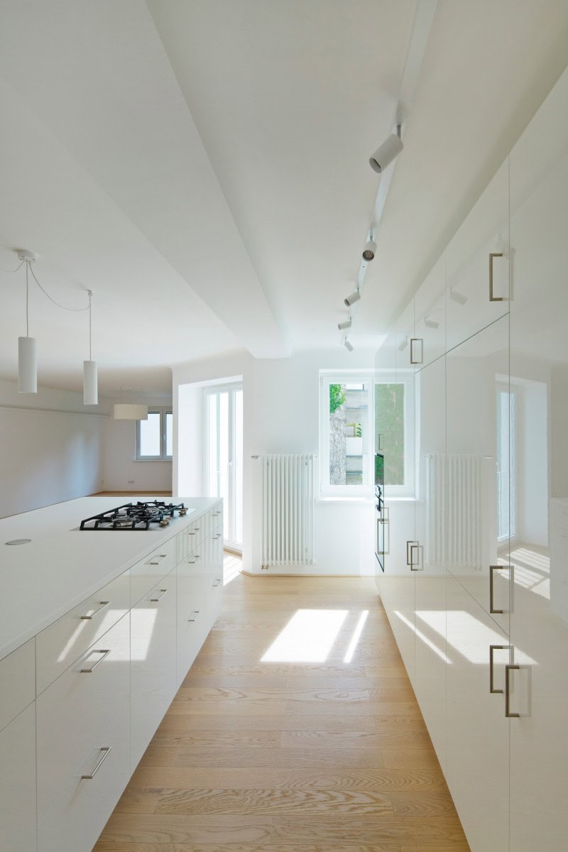 © RUNSER / PRANTL architekten, Wohnung P., 1040 Wien, Österreich, 2015, Wohnung, Bad, Fotograf Rupert Steiner