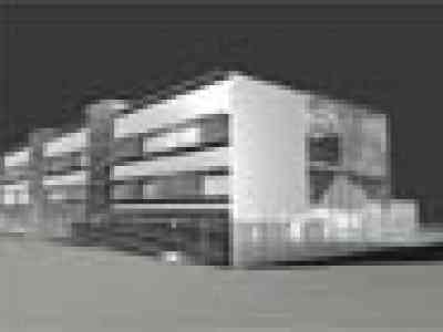 <p>© RUNSER / PRANTL architekten, Berufsschule für Gärtner und Floristen, 1220 Wien, Österreich, Wettbewerb, 1999, Schule, Fotograf Pez Hejduk</p>