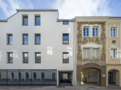 © RUNSER / PRANTL architekten, Niedrigstenergie Wohnhausanlage St.Pölten, 3100 St.Pölten, Linzer Strasse, Niederösterreich, Österreich, 2020, Niedrigstenergie Wohnhausanlage, Fotograf Rupert Steiner <p>