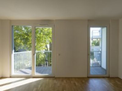 © RUNSER / PRANTL architekten, Niedrigstenergie Wohnhausanlage St.Pölten, 3100 St.Pölten, Linzer Strasse, Niederösterreich, Österreich, 2020, Niedrigstenergie Wohnhausanlage, Fotograf Rupert Steiner <p>