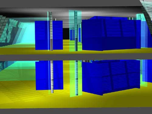 © RUNSER / PRANTL architekten, Erweiterung Bundesamtsgebäude Hetzgasse, 1030 Wien, Österreich, Wettbewerb, 1999, Dachbodenausbau, Bürohaus