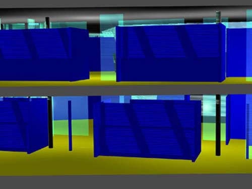 © RUNSER / PRANTL architekten, Erweiterung Bundesamtsgebäude Hetzgasse, 1030 Wien, Österreich, Wettbewerb, 1999, Dachbodenausbau, Bürohaus