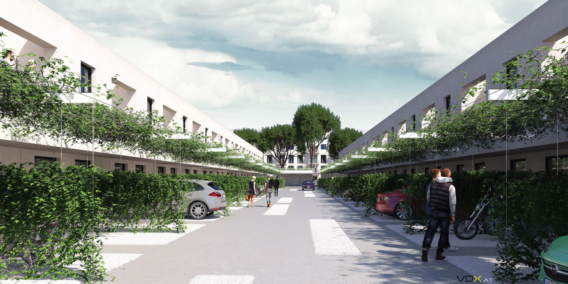 © RUNSER / PRANTL architekten, Passiv Wohnhausanlage, 2700 Wiener Neustadt, Niederösterreich, Österreich, Wettbewerb, 2016, Passiv Wohnhausanlage