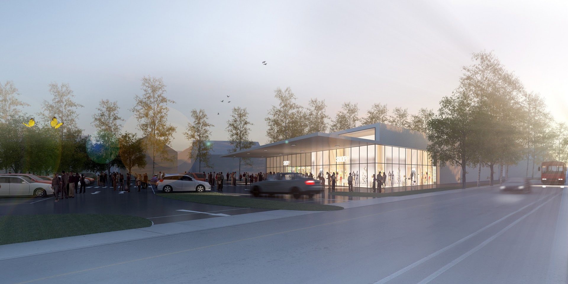 <p>© RUNSER / PRANTL architekten, Kaufpark Vösendorf Erweiterung, 2331 Vösendorf, Niederösterreich, Österreich, 2014, Kaufpark, Einkaufszentrum</p>