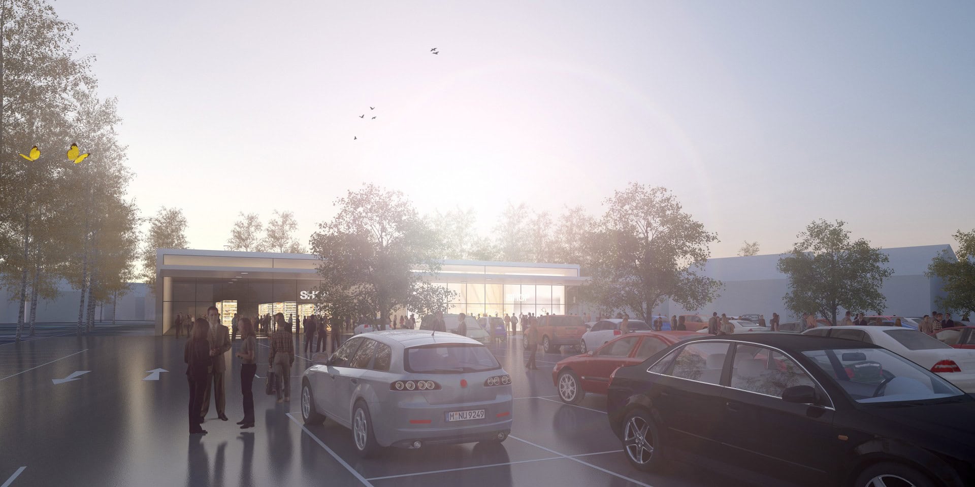 <p>© RUNSER / PRANTL architekten, Kaufpark Vösendorf Erweiterung, 2331 Vösendorf, Niederösterreich, Österreich, 2014, Kaufpark, Einkaufszentrum</p>