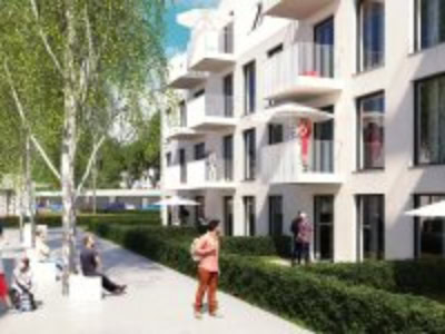 © RUNSER / PRANTL architekten, Passiv Wohnhausanlage, 2700 Wiener Neustadt, Niederösterreich, Österreich, Wettbewerb, 2016, Passiv Wohnhausanlage