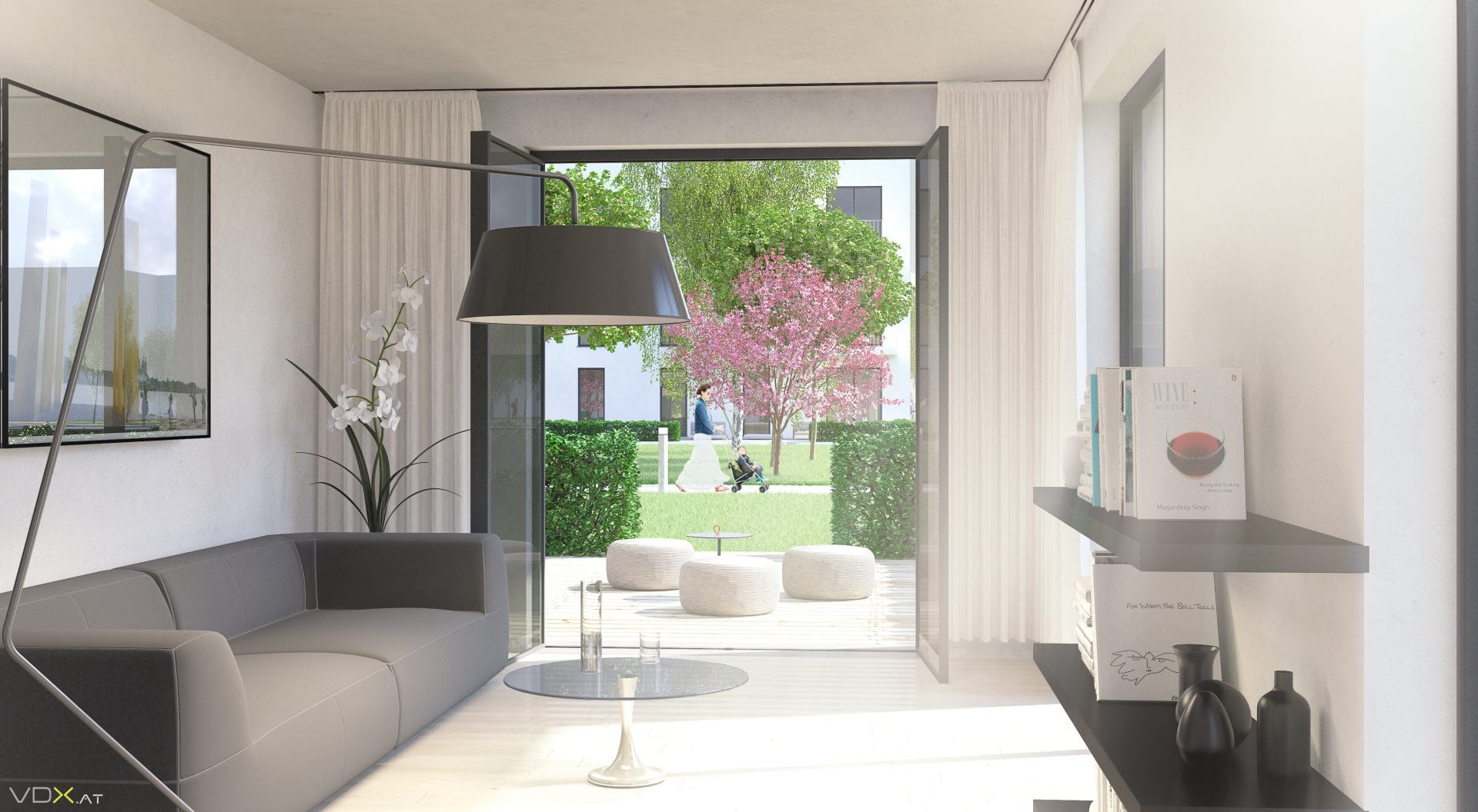 © RUNSER / PRANTL architekten, Südstadtzentrum, 2344 Maria Enzersdorf, Österreich, 2017, Einkaufszentrum, Büro, Ordination, Niedrigstenergie Wohnhausanlage, Betreutes Wohnen, Render: VDX <p>