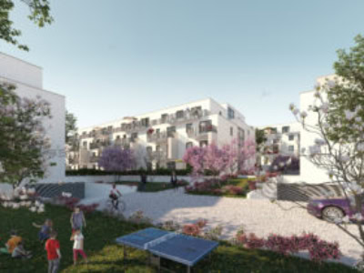 © RUNSER / PRANTL architekten, Passiv Wohnhausanlage, 2000 Stockerau Niederösterreich, Österreich, Wettbewerb, 2019, Passiv Wohnhausanlage