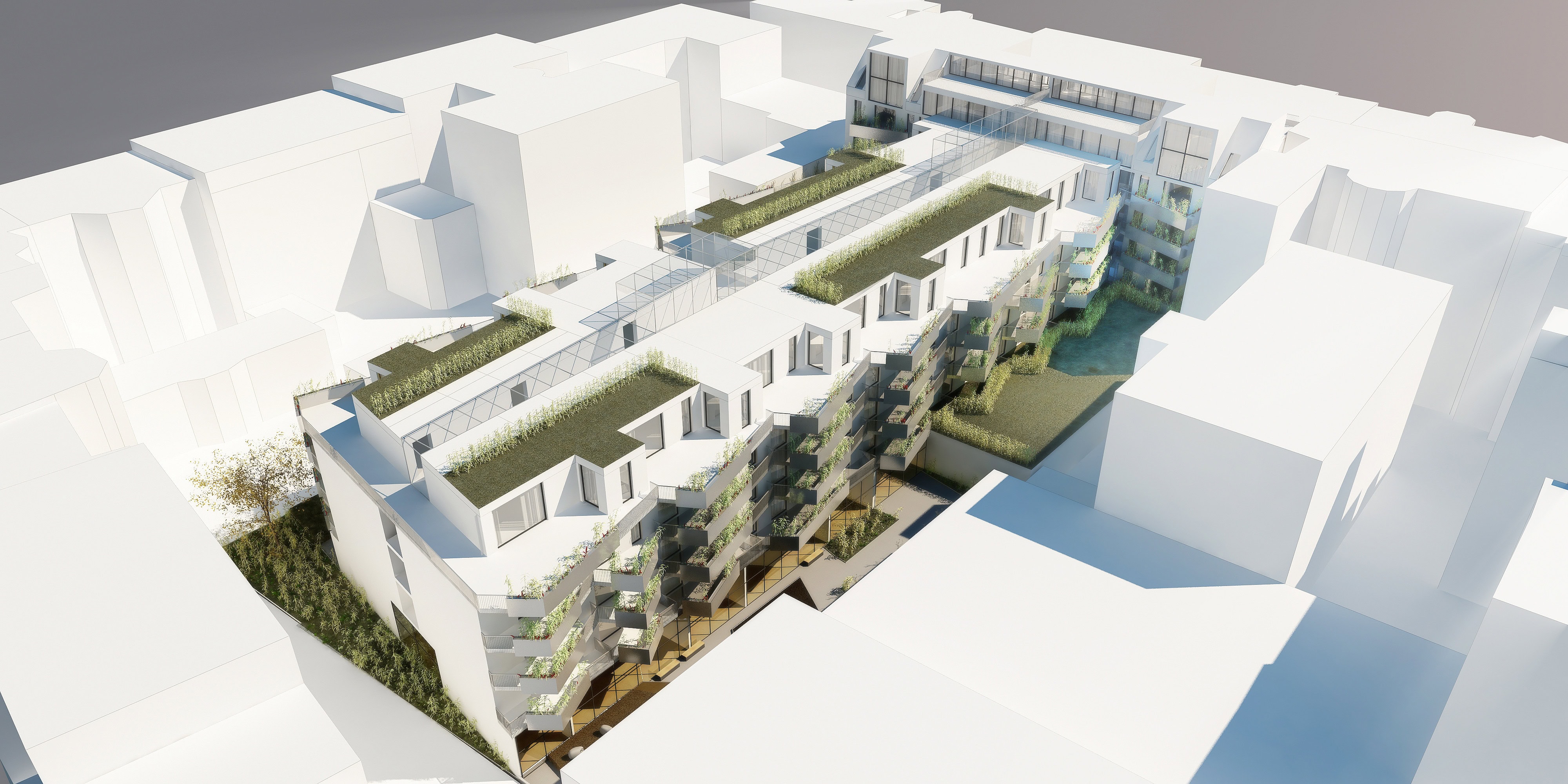 © RUNSER / PRANTL architekten, Passiv Wohnhausanlage, 1040 Wien Goldeggasse, Österreich, Wettbewerb, 2013, Passiv Wohnhausanlage