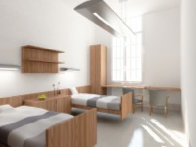 © RUNSER / PRANTL architekten, Otto Wagner Spital Pavillon 17, 1140 Wien, Österreich, 2011, Spital, Krankenhaus, Phychiatrische Abteilung